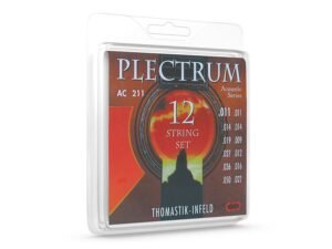 string set 12-string acoustic, bronze flatwound, 011