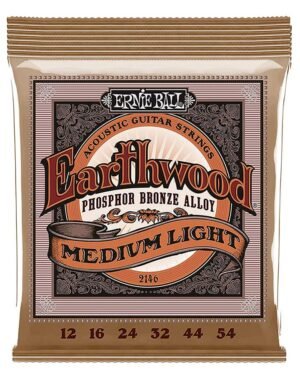string set acoustic, phosphor bronze, medium light, 012-016-024w-032-044-054