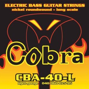 string set electric bass, nickelplated light, 040-060-075-095 longscale