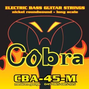 string set electric bass, nickelplated medium, 045-065-085-105 longscale