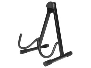 semi-foldable stand, A-model, metal, black, for acoustic guitar