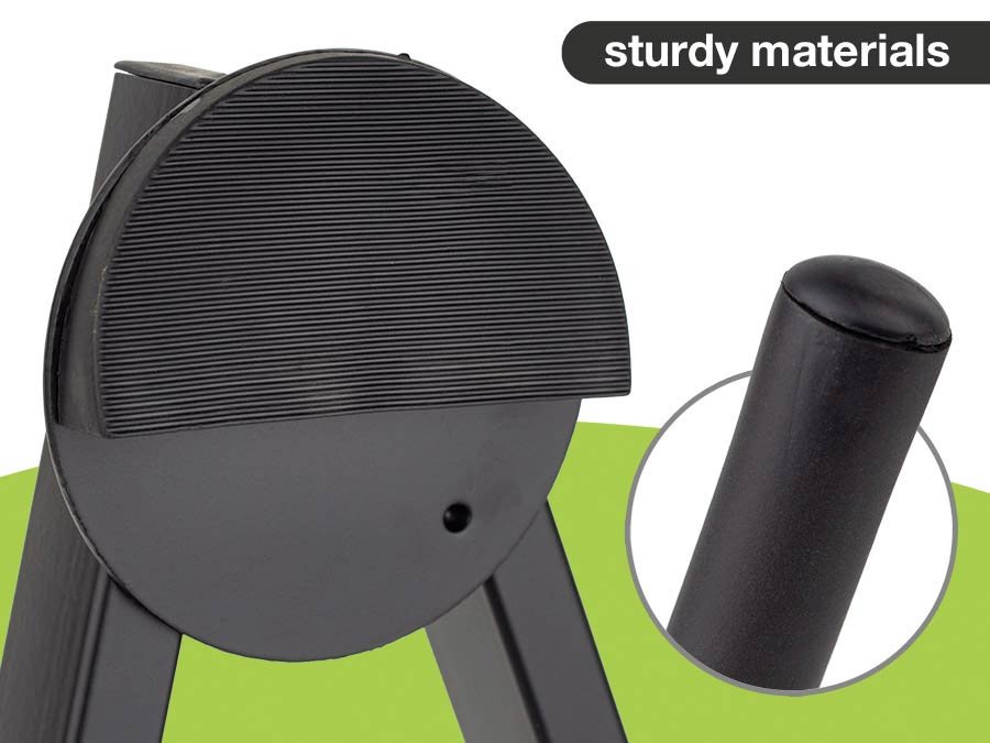 semi-foldable stand, A-model, metal, black, for acoustic guitar - Afbeelding 4