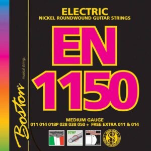 string set electric, nickel roundwound, medium, 011-014-018-028-038-050