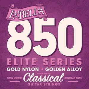 string set classic, 028-032-040-029-034-041, gold nylon trebles & gold basses