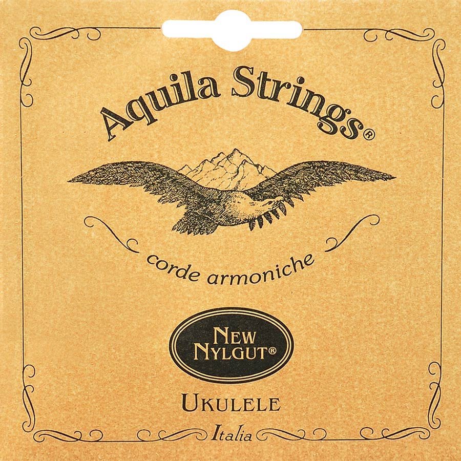 baritone ukulele string set, low D-tuning, D-G-B-E (wound D and G)