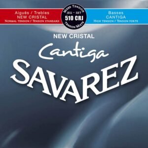 string set classic, New Cristal trebles, Cantiga basses, hybrid tension