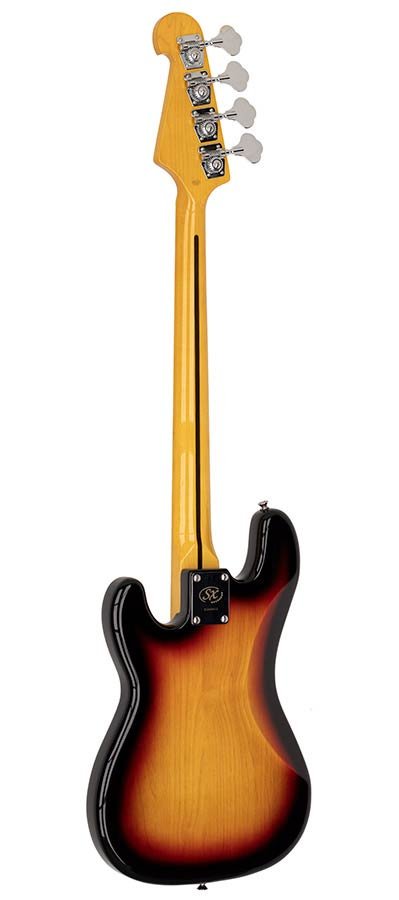 3/4 scale length vintage 57 P-style electric bass guitar, with split single coil pickup, with bag, - Afbeelding 4