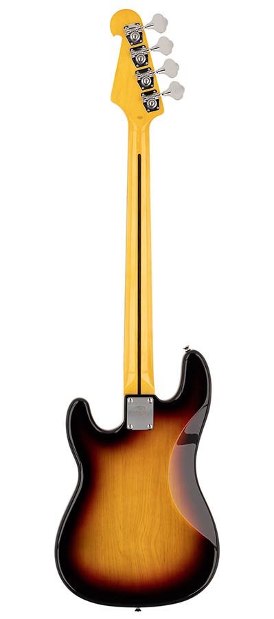 3/4 scale length vintage 62 P-style electric bass guitar, with split single coil pickup, with bag, - Afbeelding 2