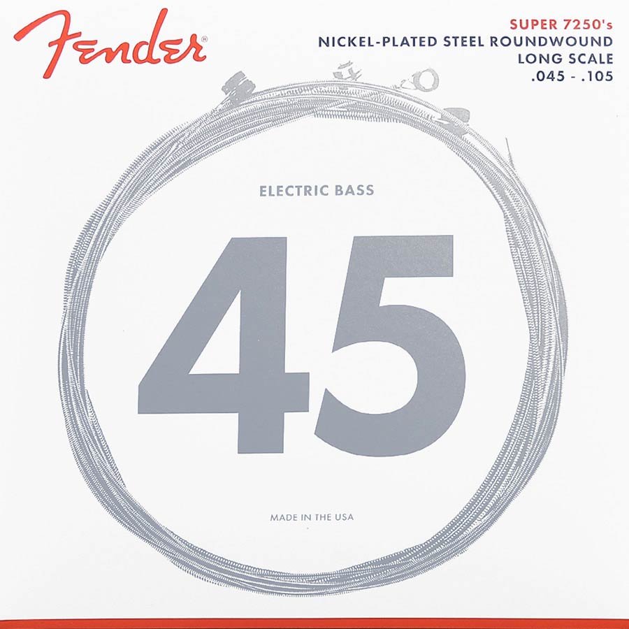 string set electric bass, nickel roundwound, medium 045-065-085-105