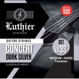 string set classic Concert Dark Silver, medium-hard tension