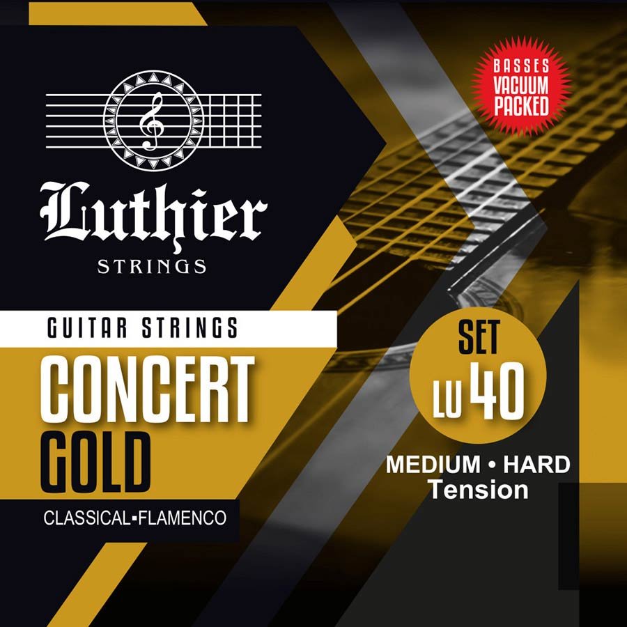 string set classic Concert Gold, bronze alloy, medium-hard tension