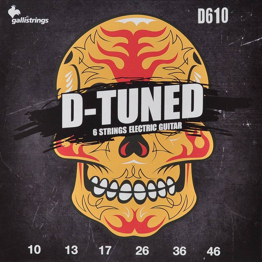 string set electric, drop tuning, nickel roundwound, 010-013-017-026w-036w-046w