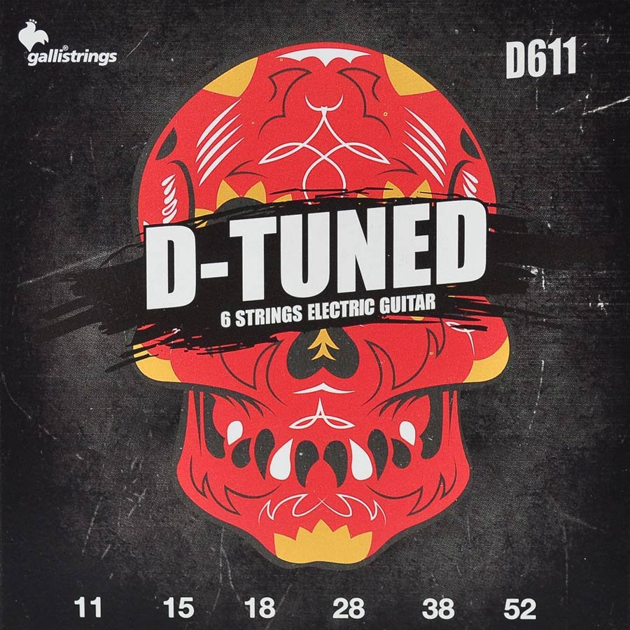 string set electric, drop tuning, nickel roundwound, 011-015-018-028w-038w-052w