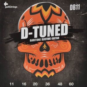 string set electric baritone, drop tuning, nickel roundwound, 011-016-020-036w-048w-060w