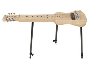 lap steel guitar, USA swamp ash, with bag and tripod stand, natural