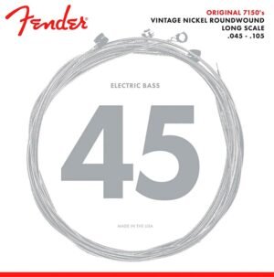 string set electric bass, pure nickel roundwound, medium 045-065-085-105