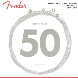 string set electric bass, stainless steel flatwound, medium light, 050-065-085-100