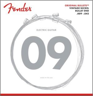 string set electric, pure nickel roundwound, light, 009-011-016-024-032-042
