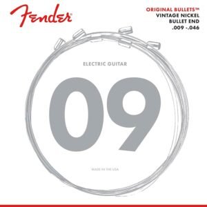 string set electric, pure nickel roundwound, light top regular bottom, 009-011-016-026-036-046