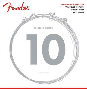 string set electric, pure nickel roundwound, regular, 010-013-017-026-036-046