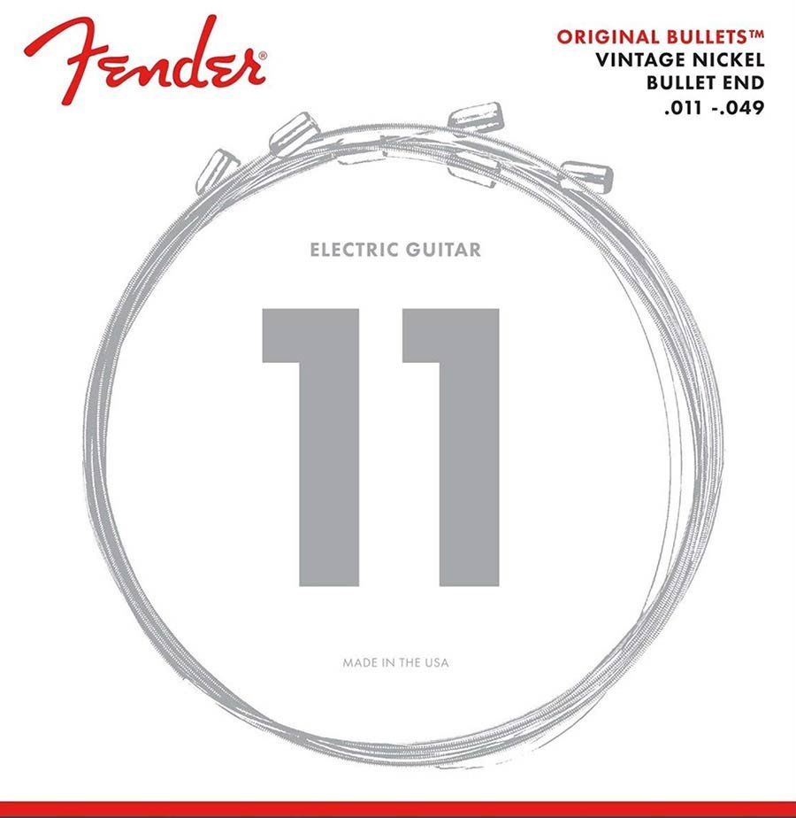 string set electric, pure nickel roundwound, medium, 011-014-018-025-038-048