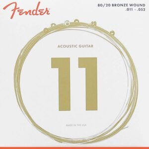 string set acoustic, bronze roundwound, custom light, 011-015-023-032-042-052