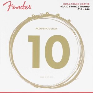 string set acoustic, coated bronze, extra light, 010-014-022-030-040-048