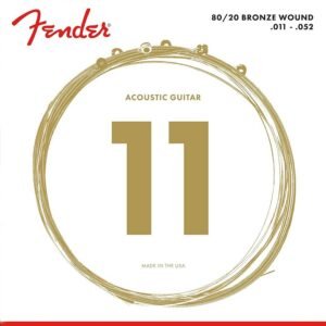 string set acoustic, coated bronze, custom light, 011-015-023-032-042-052