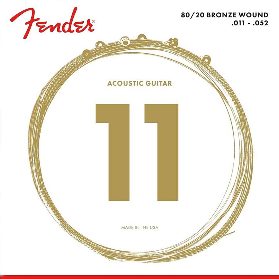 string set acoustic, coated bronze, custom light, 011-015-023-032-042-052