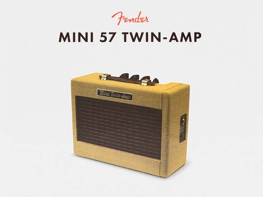 battery amp 'Mini ‘57 Twin-Amp™', wooden housing, 1W, 2x3" speakers - Afbeelding 4