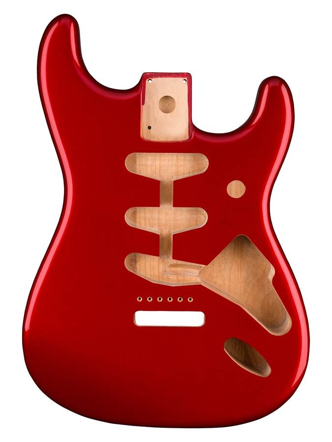 Stratocaster body (vintage bridge), alder, candy apple red