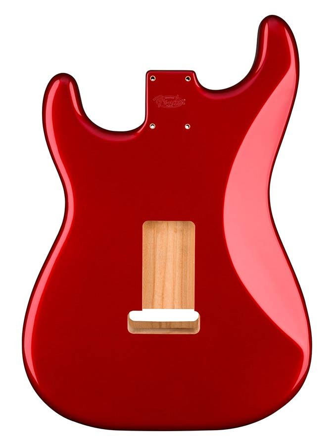 Stratocaster body (vintage bridge), alder, candy apple red - Afbeelding 3