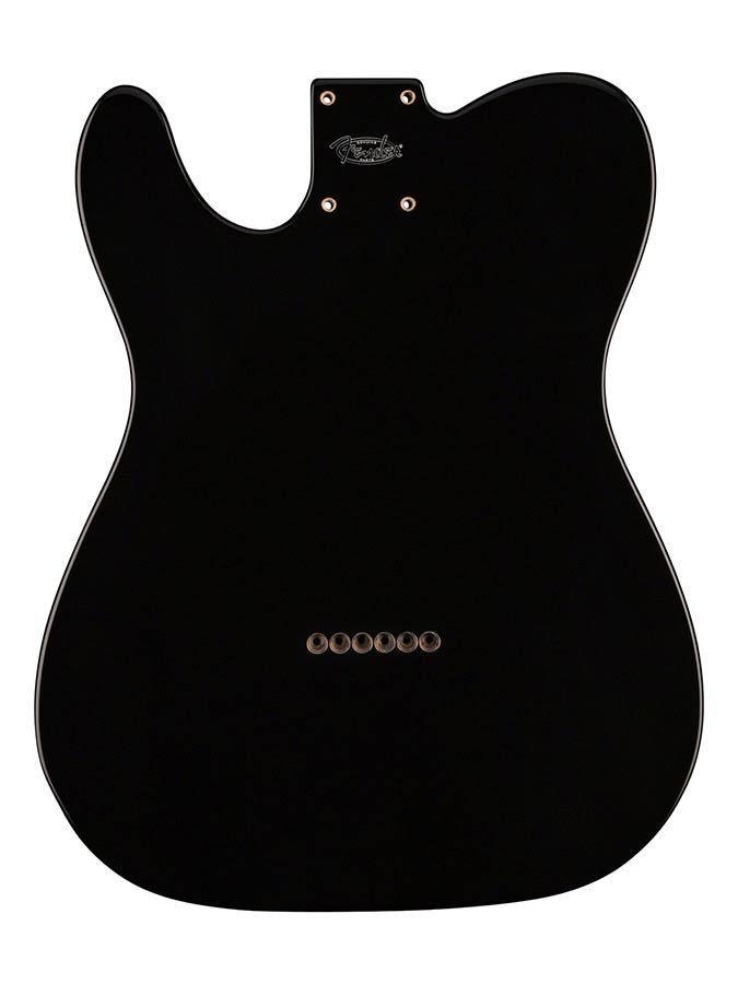 Telecaster body (vintage bridge), alder, black - Afbeelding 3
