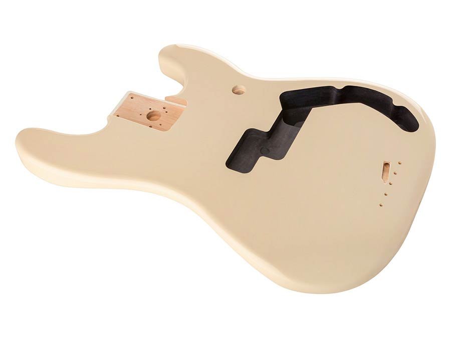Precision Bass body, alder, arctic white - Afbeelding 2