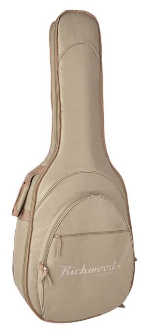 deluxe gigbag A-shape, 27mm padding, synthetic fleece lining, multiple pockets, sahara dawn