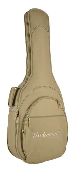 deluxe gigbag D/G-shape, 27mm padding, synthetic fleece lining, multiple pockets, sahara dawn
