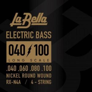 string set electric bass, nickel round wound, 040-060-080-100