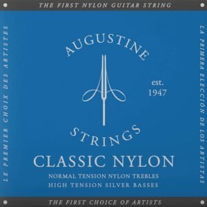 Blue string set classic, regular tension trebles & high tension basses