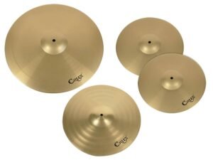 cymbals set, 14" hihats, 16" crash and 20" ride