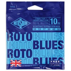 string set electric nickel wound 10-52, light top heavy bottom