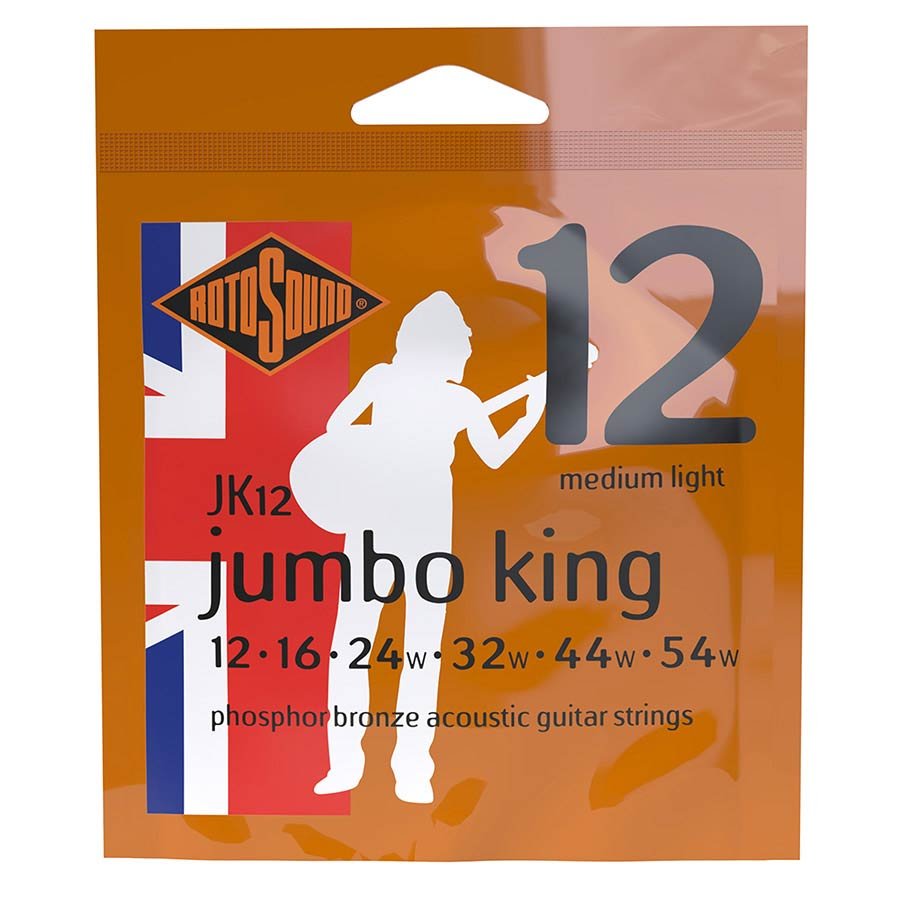 string set acoustic phosphor bronze wound 12-54, medium light