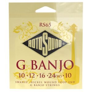 string set banjo nickel wound, loop end