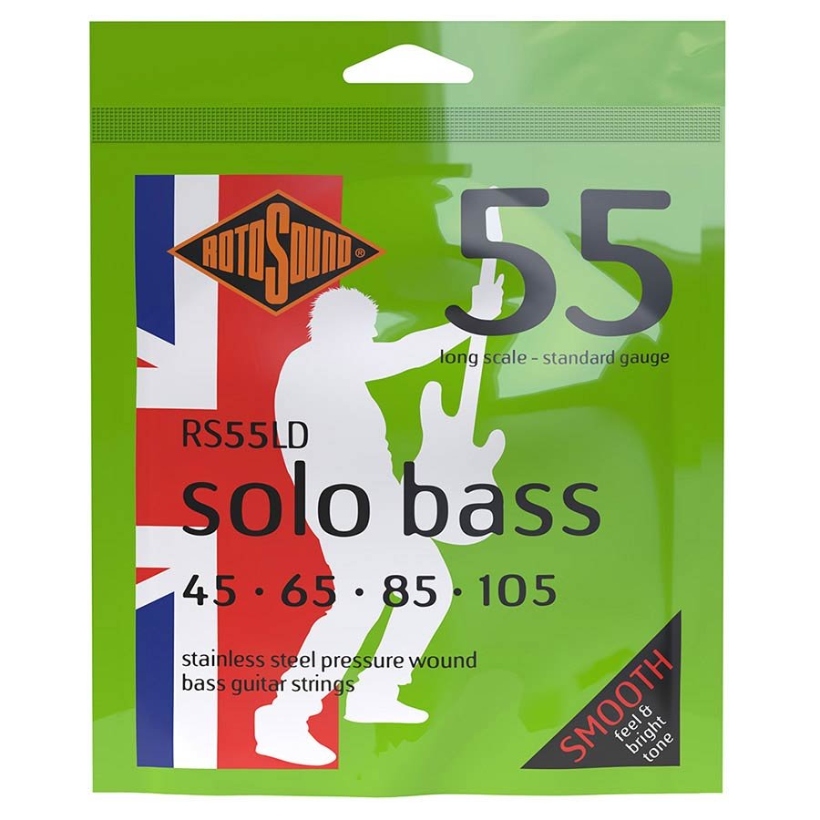 string set electric bass linea pressure wound 45-105, standard gauge