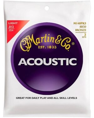 string set 3-PACK 80/20 bronze, light, 012-016-025-032-042-054
