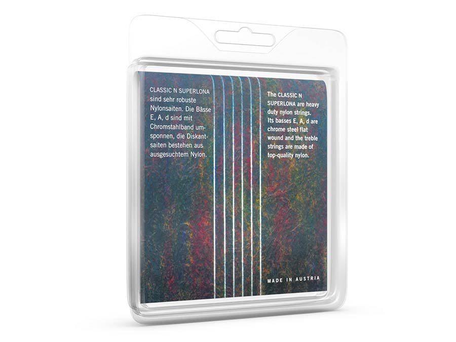 string set classic, susynthetic corea flatwound, G-3 wound, 037-031-027-030-035-045 - Afbeelding 2