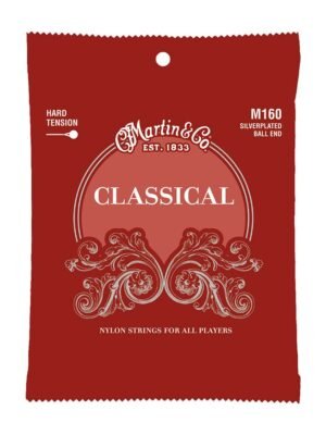 string set silver wound & clear nylon, 028-032-040-030-035-043, ball end