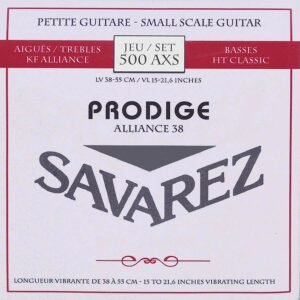 string set classic, KF composite fiber, silverwound Corum basses, Prodige 38 55cm