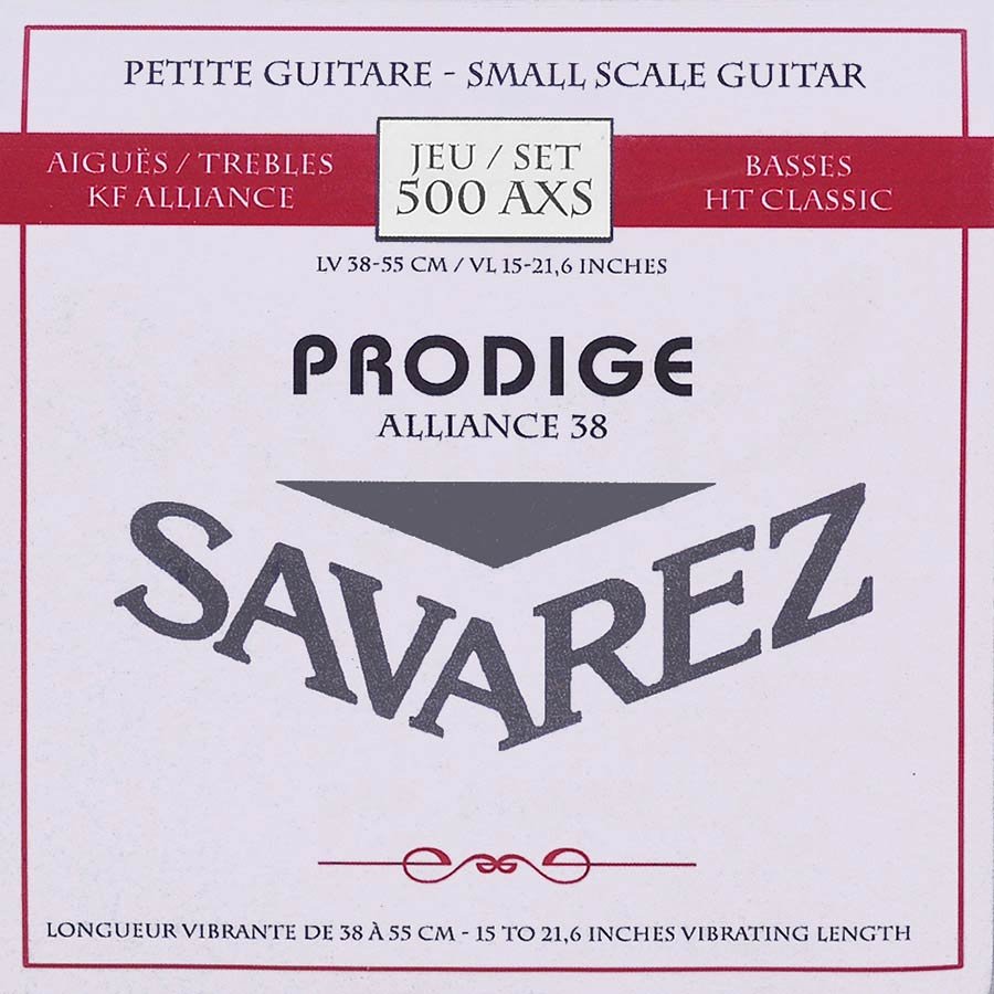 string set classic, KF composite fiber, silverwound Corum basses, Prodige 38 55cm