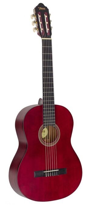 classic guitar 4/4, sitka spruce & nato, transparent wine red satin