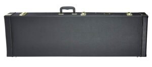 case for bass guitar, wood, rectangular model